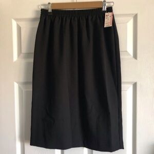 Vintage Andrea Gayle black career skirt in size 6